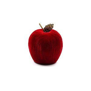 Διακοσμητικό κεραμικό Μήλο  σκούρο κόκκινο