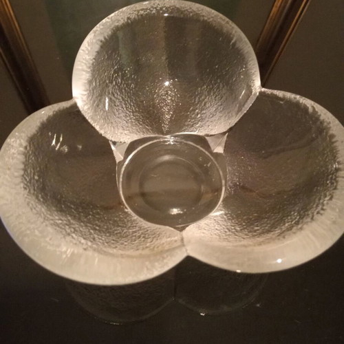 Kosta Boda Sweden Handmade Glass Candleholder Tulip New