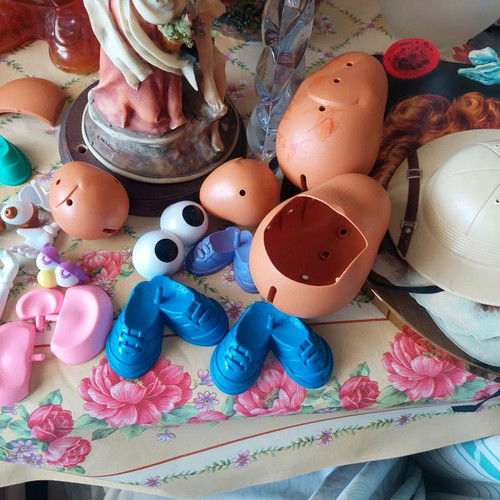 Mr. Potato Head toy with wear
