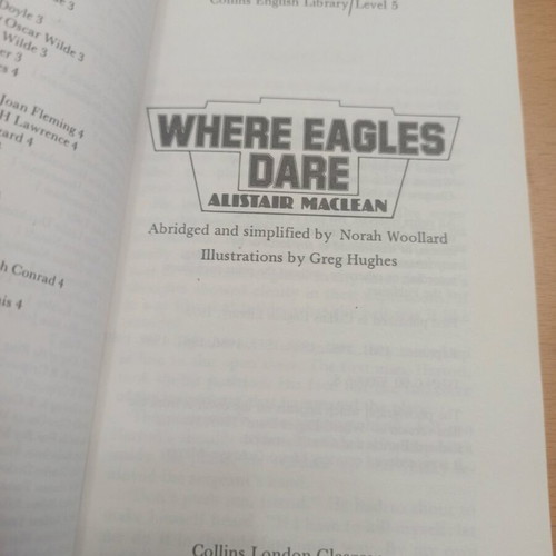 Where Eagles Dare by Alistair MacLean English book like new