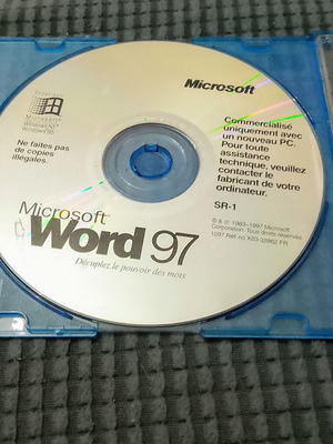 Microsoft Word 97 used, good condition