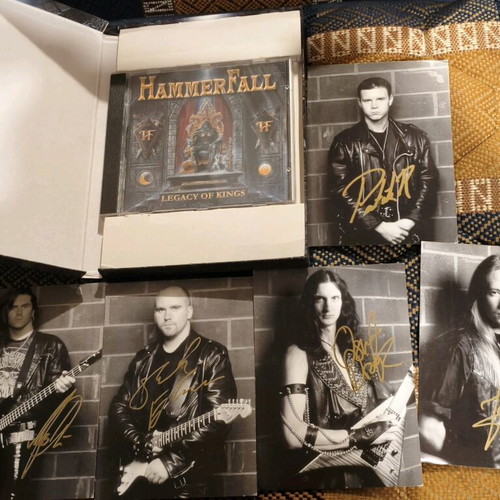 HammerFall Legacy of Kings Limited Box Set like new, metal