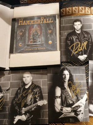 HammerFall Legacy of Kings Limited Box Set like new, metal