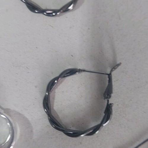 Earring collection like new, Gothic, Minimal, Hoop styles