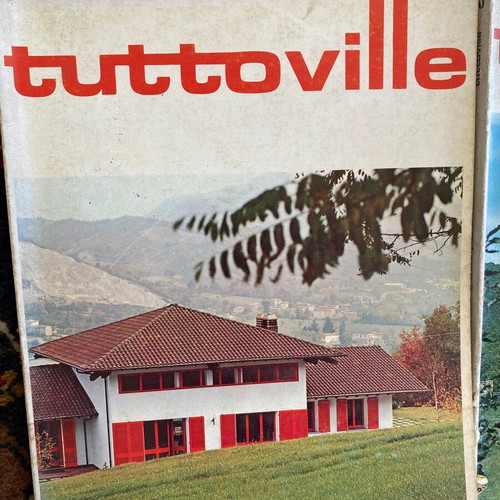 Tuttoville magazine used, 2 issues 1970, Italian architecture and design