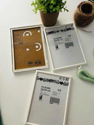 Ikea photo frames new, set of 3 pieces 13x18 cm