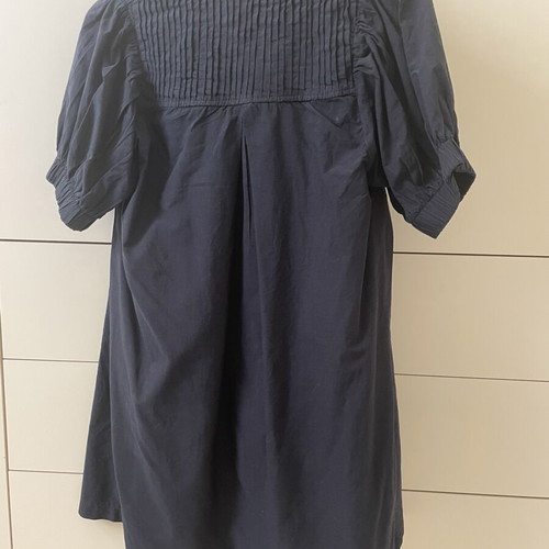 Heel short-sleeve dress dark blue like new