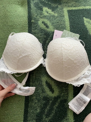 H&M bra 85B new, white