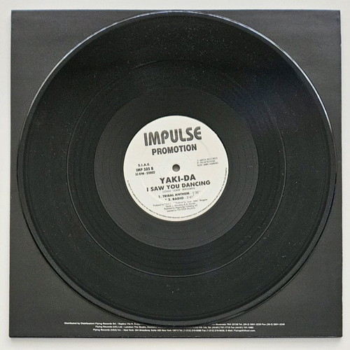 Yaki-Da I Saw You Dancing 12" maxi single like new