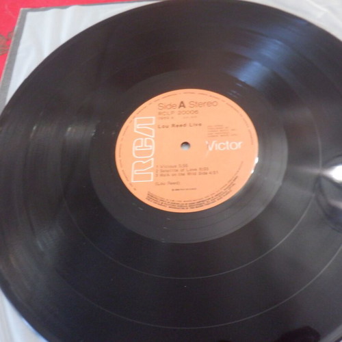 Lou Reed Live vinyl album used, rare Greek pressing