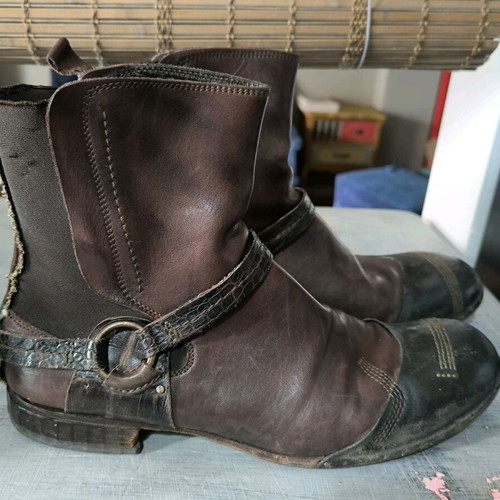 Barracuda by Fabi-Italy ankle boots like new, brown