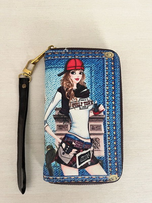Women's wallet like new, spacious with distinct colors