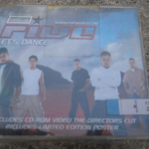 Five Let's Dance CD maxi-single new, electronic pop rap