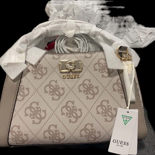 Guess Karnilla Logo shoulder bag, dark taupe