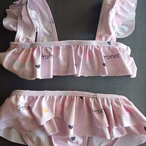 Girls' swimsuit Alouette size 98 cm like new, pink