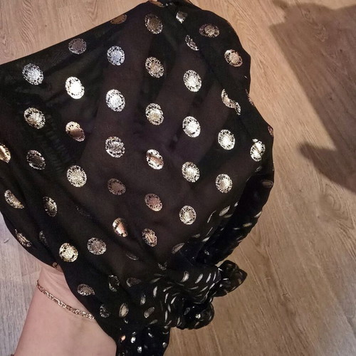 Pimkie blouse new, black with gold details