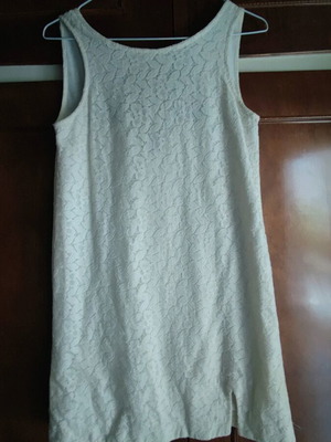 White short dress Stradivarius like new, size Small