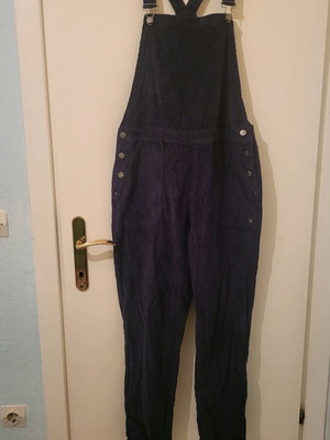 Roxy dark blue corduroy jumpsuit Large like new