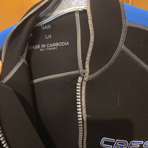Cressi 2mm swimming suit like new