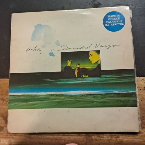 A-Ha Scoundrel Days vinyl record, good condition