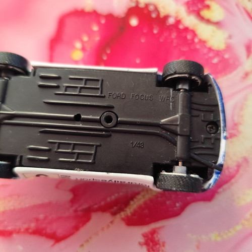 Ford Focus WRC 1:43 scale collectible used with wear