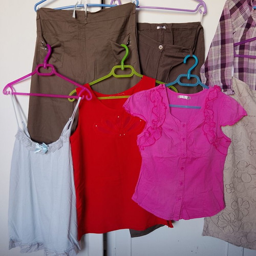 Women's clothing lot L/XL, multicolored, various brands