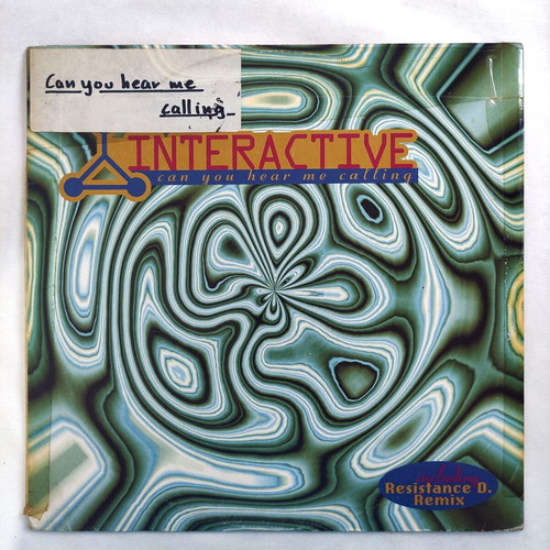 Interactive Can You Hear Me Calling 12'' Vinyl Maxi Single used, electronic