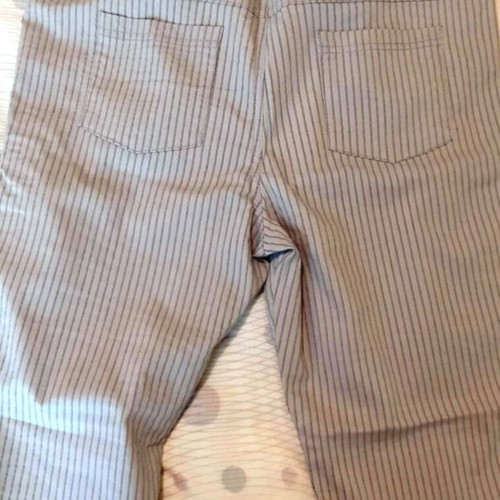 Elastic grey striped pants Laura Torelli size M like new