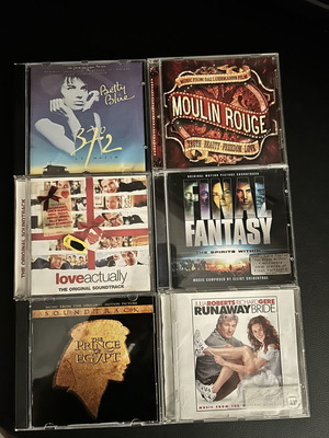 Original Movie Soundtracks CD set of 6 used with signs of wear