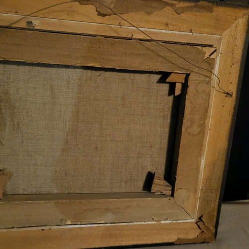 Antonarakou 85 oil painting used, wooden frame