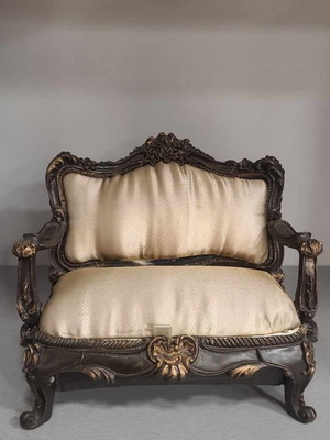 Διακοσμητικός καναπές vintage με κρυφό άνοιγμα 18x16εκ. καινούργιο