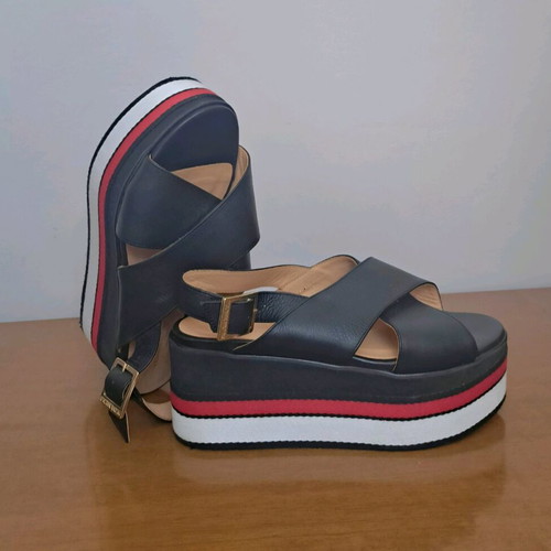 Paloma Barceló Platform Sandals like new, leather, size 36.5