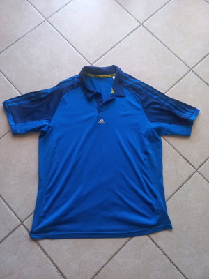 Adidas Dri-Fit Polo μπλούζα μεταχειρισμένη, μπλε, μέγεθος XL