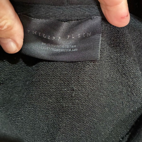 Philipp Plein black hoodie sweatshirt like new