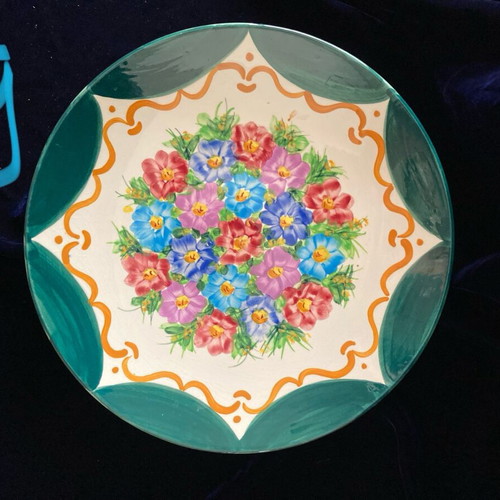 Antique decorative plate "Tanagraia" like new, 35cm diameter