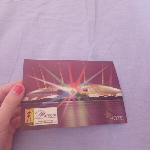 Millennium Dome London 2000 Lenticular Postcard with Motion Effect