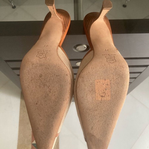Fratelli Karida mules like new, beige and brown, size 37