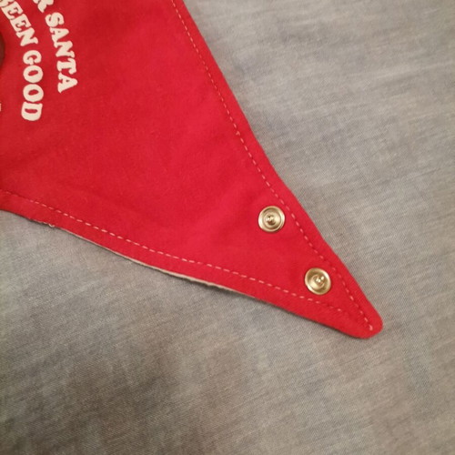 Christmas Baby Bib like new