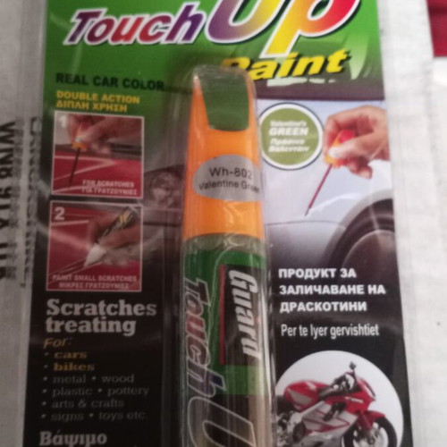 Scratch marker green color new for cars and motorcycles