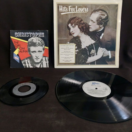 Hits for Lovers vinyl used limited edition with free Christophe single