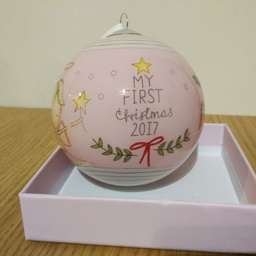 Mamas and Papas My 1st Christmas 2017 Christmas Bauble new handmade