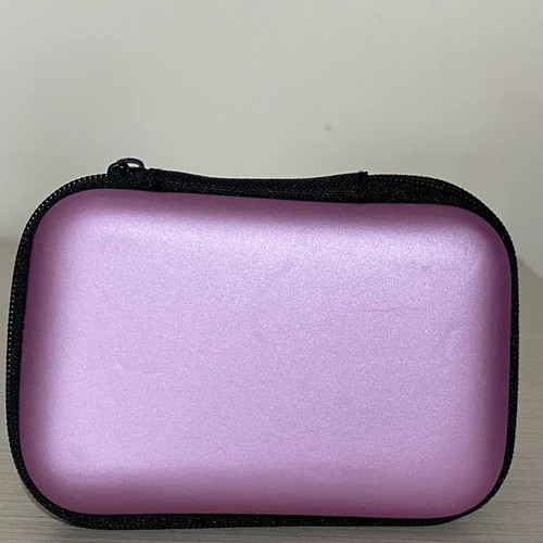 Pink Case like new for Earphones and Cosmetics