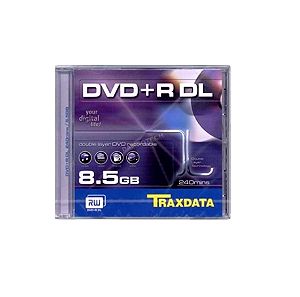 9 τεμάχια Δίσκοι Dvd+r Double Layer Traxdata 8.5gb 240Min