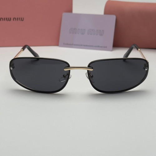 Miu Miu Black Limited Edition Sunglasses new, metal frame, UV400