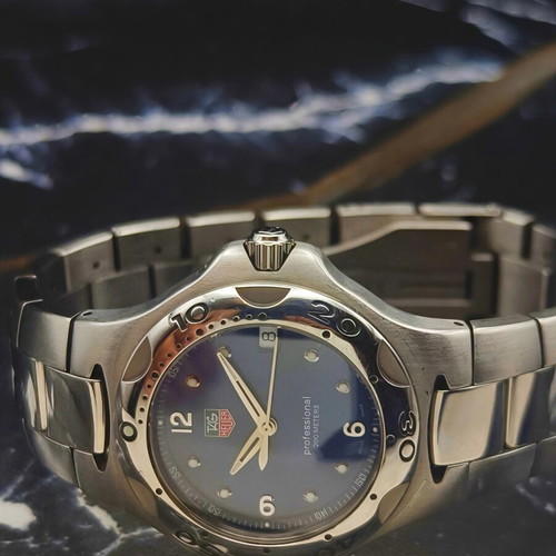 TAG Heuer Kirium Professional 200m watch used, blue sunburst dial