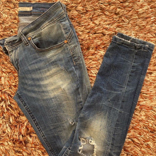 Toi&Moi ripped jeans like new, blue, skinny, mid rise, elastic
