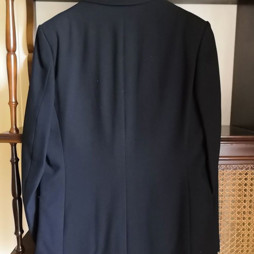 Deenkei men's black wool blazer jacket size 52