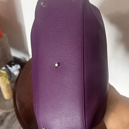 Furla Tote bag like new with chain handles purple