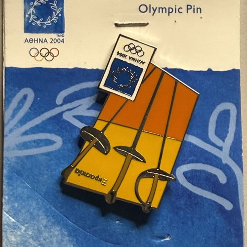 Fencing Athens 2004 Official Licensed Pin new, limited edition 15,000