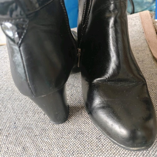 Bsoft ankle boots size 39 used, black with anti-slip sole